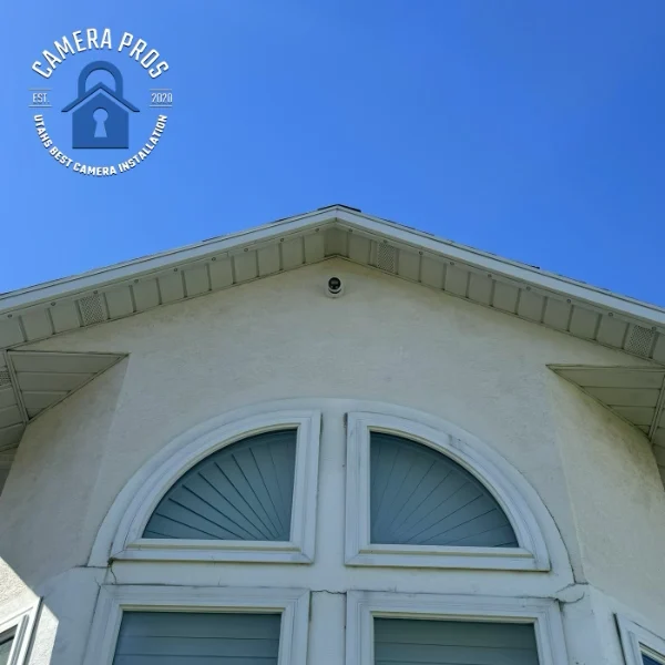 4K Lorex Dome Security Cameras Utah Mounted Up High Residential Installation Utah