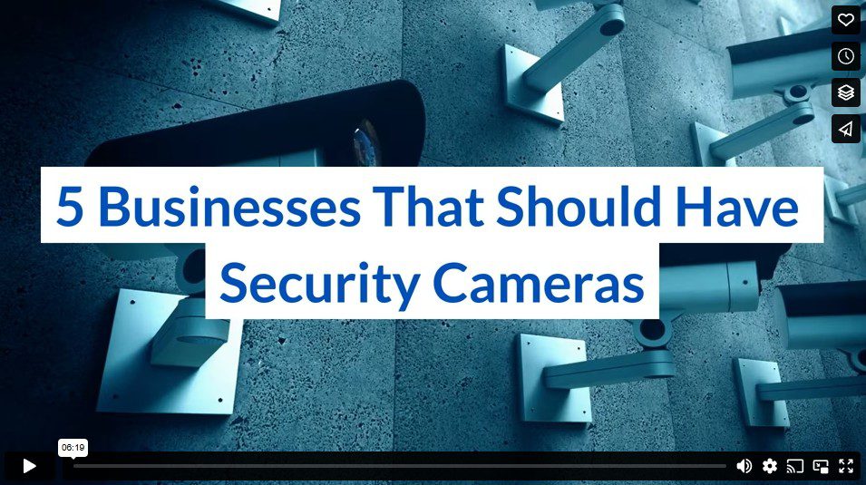 5 Businesses That Should Have Security Cameras
